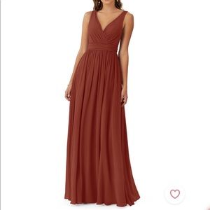 Terracotta bridesmaid dress or formal dress